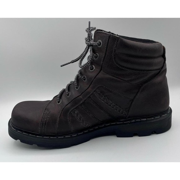 Dr.‎ Martens Tim Brown Leather Lace-Up Boots Men\'s Size 13 (US) 12 (UK) 47 (EU) main image 5
